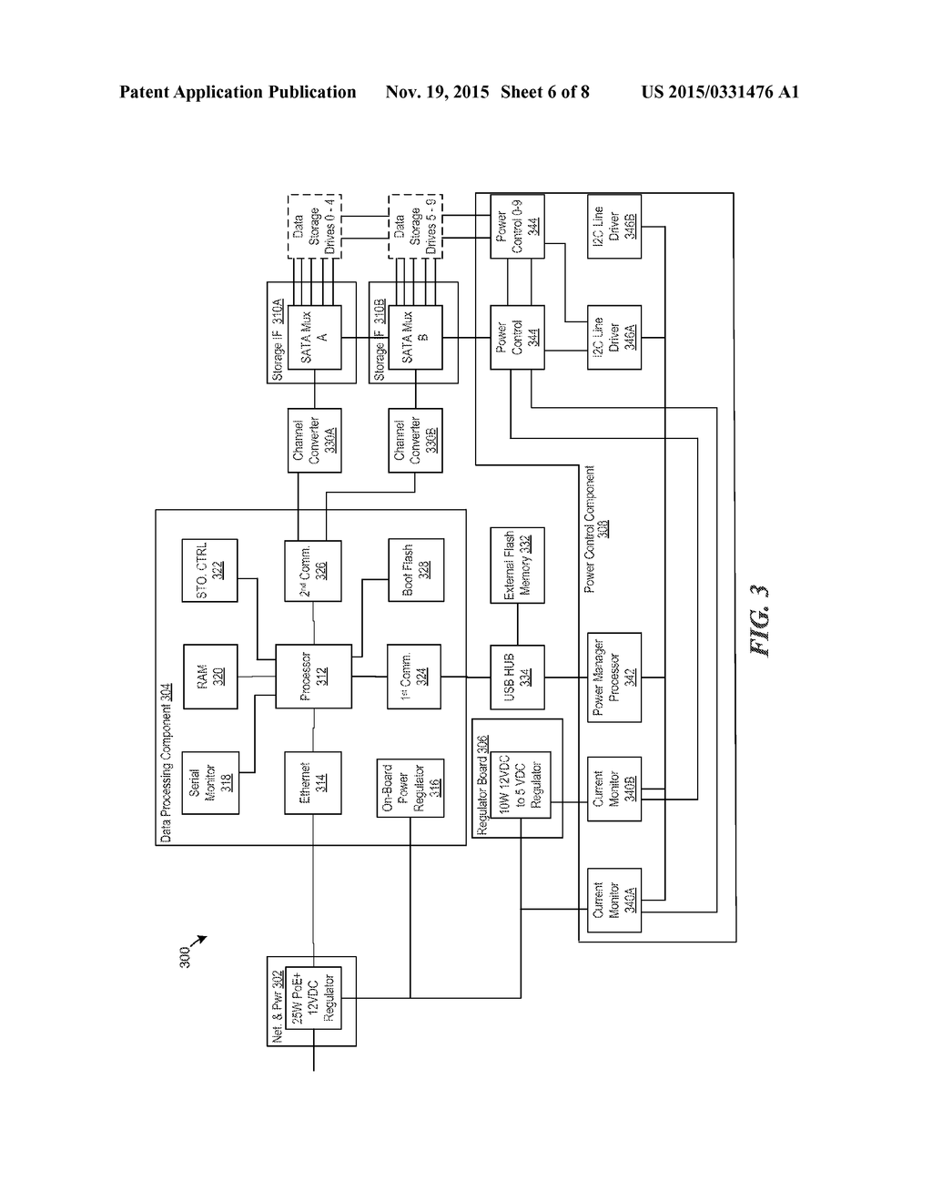 POWER SWITCHING TECHNIQUE FOR ARCHIVAL DATA STORAGE ENCLOSURE - diagram, schematic, and image 07