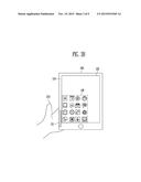 DEVICE FOR CONTROLLING USER INTERFACE, AND METHOD OF CONTROLLING USER     INTERFACE THEREOF diagram and image