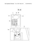 DEVICE FOR CONTROLLING USER INTERFACE, AND METHOD OF CONTROLLING USER     INTERFACE THEREOF diagram and image