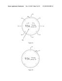 CIRCULAR INTERFACE FOR NAVIGATING APPLICATIONS AND AN AUTHENTICATION     MECHANISM ON A WEARABLE DEVICE diagram and image