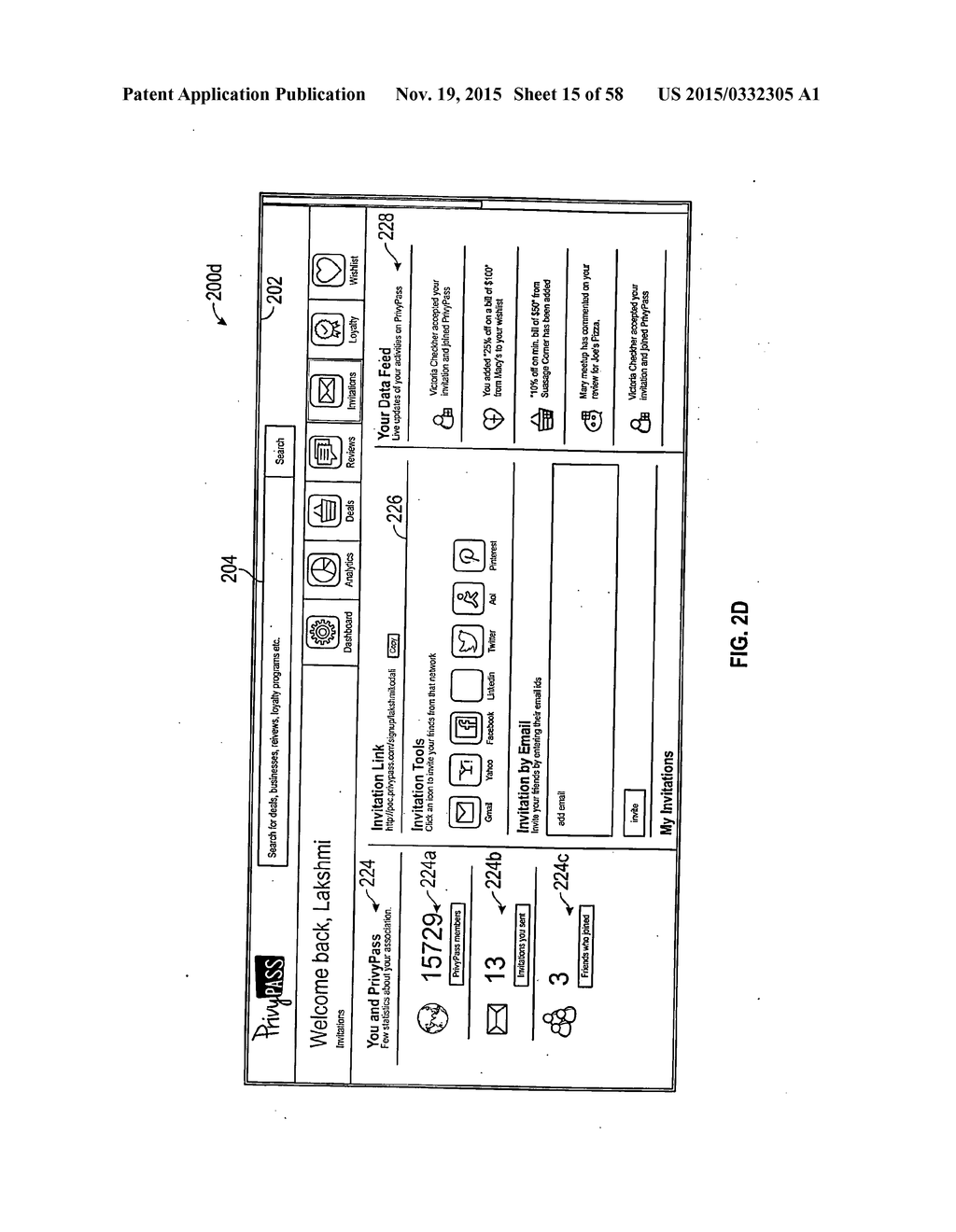 SYSTEM AND METHOD FOR IDENTIFYING PREFERRED CUSTOMERS AND PROVIDING     INDIVIDUALIZED LOYALTY CAMPAIGNS - diagram, schematic, and image 16