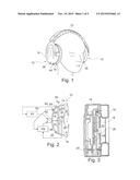 ANC NOISE ACTIVE CONTROL AUDIO HEADSET WITH PREVENTION OF THE EFFECTS OF A     SATURATION OF THE FEEDBACK MICROPHONE SIGNAL diagram and image