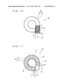 TEARDROP-SHAPED MAGNETIC CORE AND COIL DEVICE USING SAME diagram and image