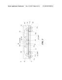 SEMICONDUCTOR DEVICE INCLUDING FILLING MATERIAL PROVIDED IN SPACE DEFINED     BY THREE SEMICONDUCTOR CHIPS diagram and image