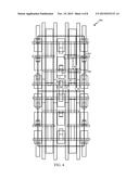 HIGH DENSITY STATIC RANDOM ACCESS MEMORY ARRAY HAVING ADVANCED METAL     PATTERNING diagram and image