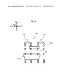 CONNECTION STRUCTURE FOR ELECTRIC COMPONENTS diagram and image