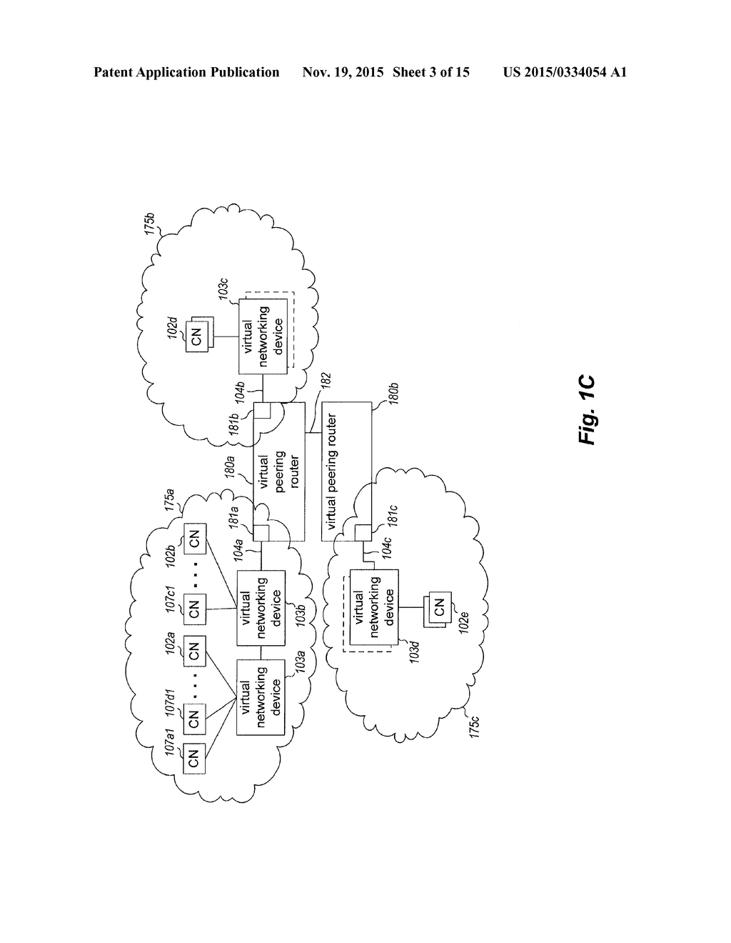 USING VIRTUAL NETWORKING DEVICES TO CONNECT MANAGED COMPUTER NETWORKS - diagram, schematic, and image 04