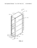 Modular Data Center Cabinet Rack Guide and Retention Mechanism diagram and image