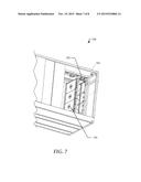 Modular Data Center Cabinet Rack Guide and Retention Mechanism diagram and image