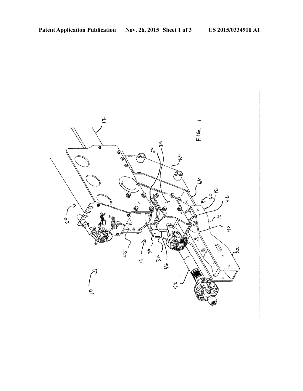 Swivel Drawbar Hitch Mechanism for Pull-Type Implement - diagram, schematic, and image 02