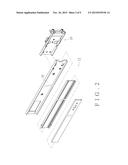 BRACKET ASSEMBLY FOR SLIDE diagram and image