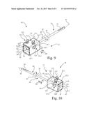 BIOPSY DEVICE HAVING A RATCHET DRIVE MECHANISM FOR DRIVING A BIOPSY PROBE     ASSEMBLY diagram and image