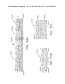 TISSUE THICKNESS COMPENSATOR COMPRISING PORTIONS HAVING DIFFERENT     PROPERTIES diagram and image