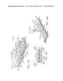 TISSUE THICKNESS COMPENSATOR COMPRISING PORTIONS HAVING DIFFERENT     PROPERTIES diagram and image