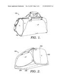 THREE-DIMENSIONAL BAG WITH AFFIXED SEAMS diagram and image