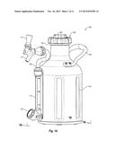 BEVERAGE DISPENSER AND VARIABLE PRESSURE REGULATOR CAP ASSEMBLY diagram and image