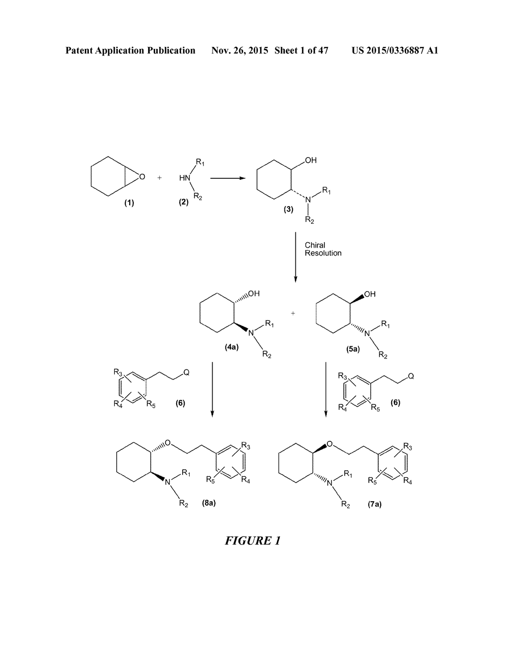 SYNTHETIC PROCESS FOR AMINOCYCLOHEXYL ETHER COMPOUNDS - diagram, schematic, and image 02