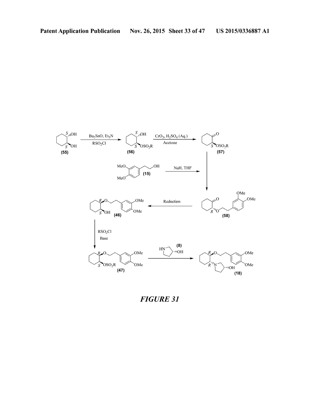 SYNTHETIC PROCESS FOR AMINOCYCLOHEXYL ETHER COMPOUNDS - diagram, schematic, and image 34