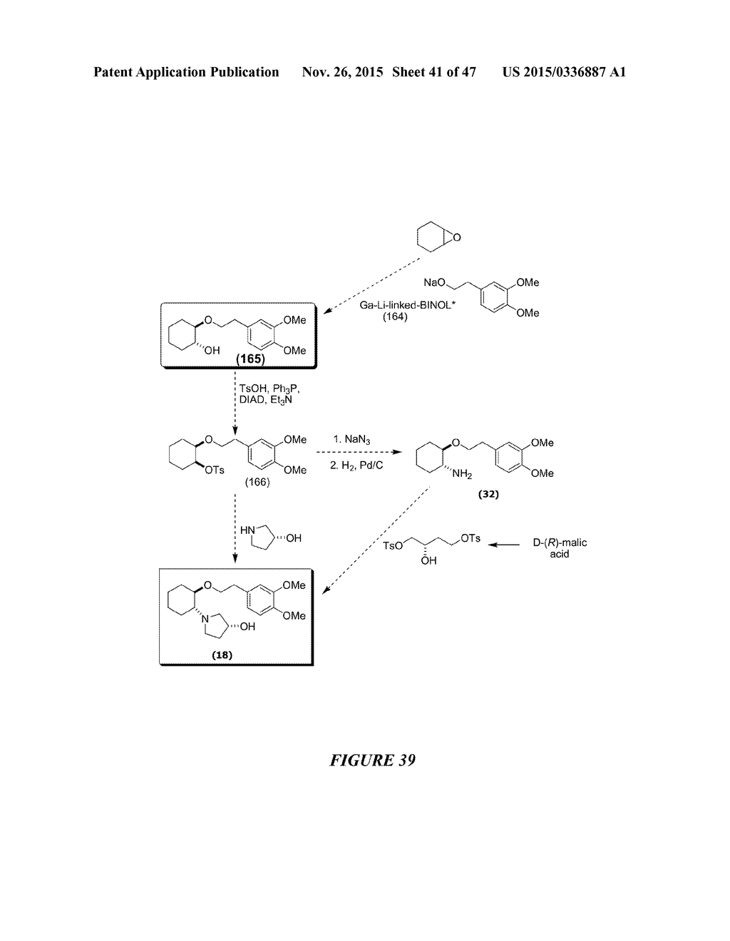 SYNTHETIC PROCESS FOR AMINOCYCLOHEXYL ETHER COMPOUNDS - diagram, schematic, and image 42