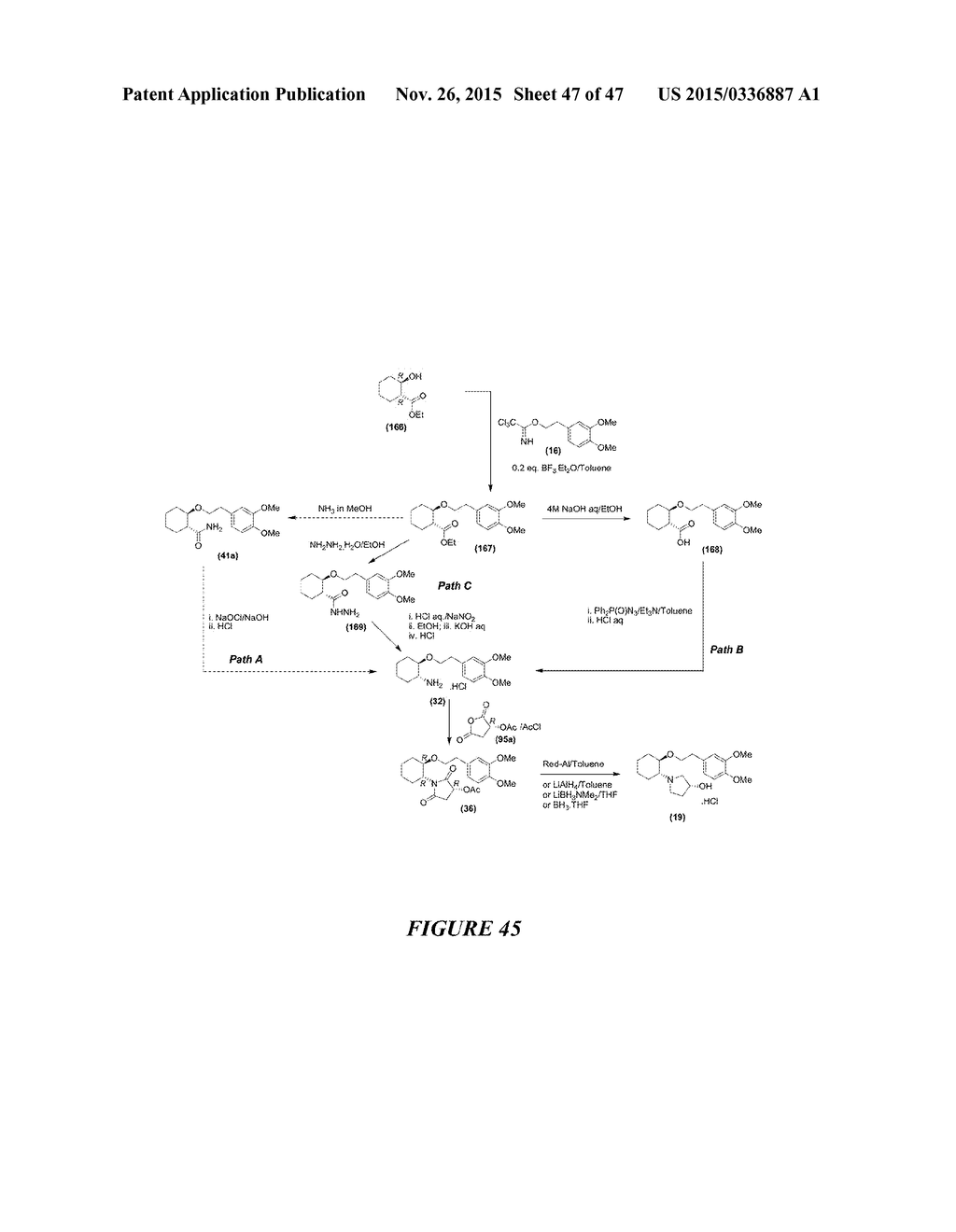 SYNTHETIC PROCESS FOR AMINOCYCLOHEXYL ETHER COMPOUNDS - diagram, schematic, and image 48