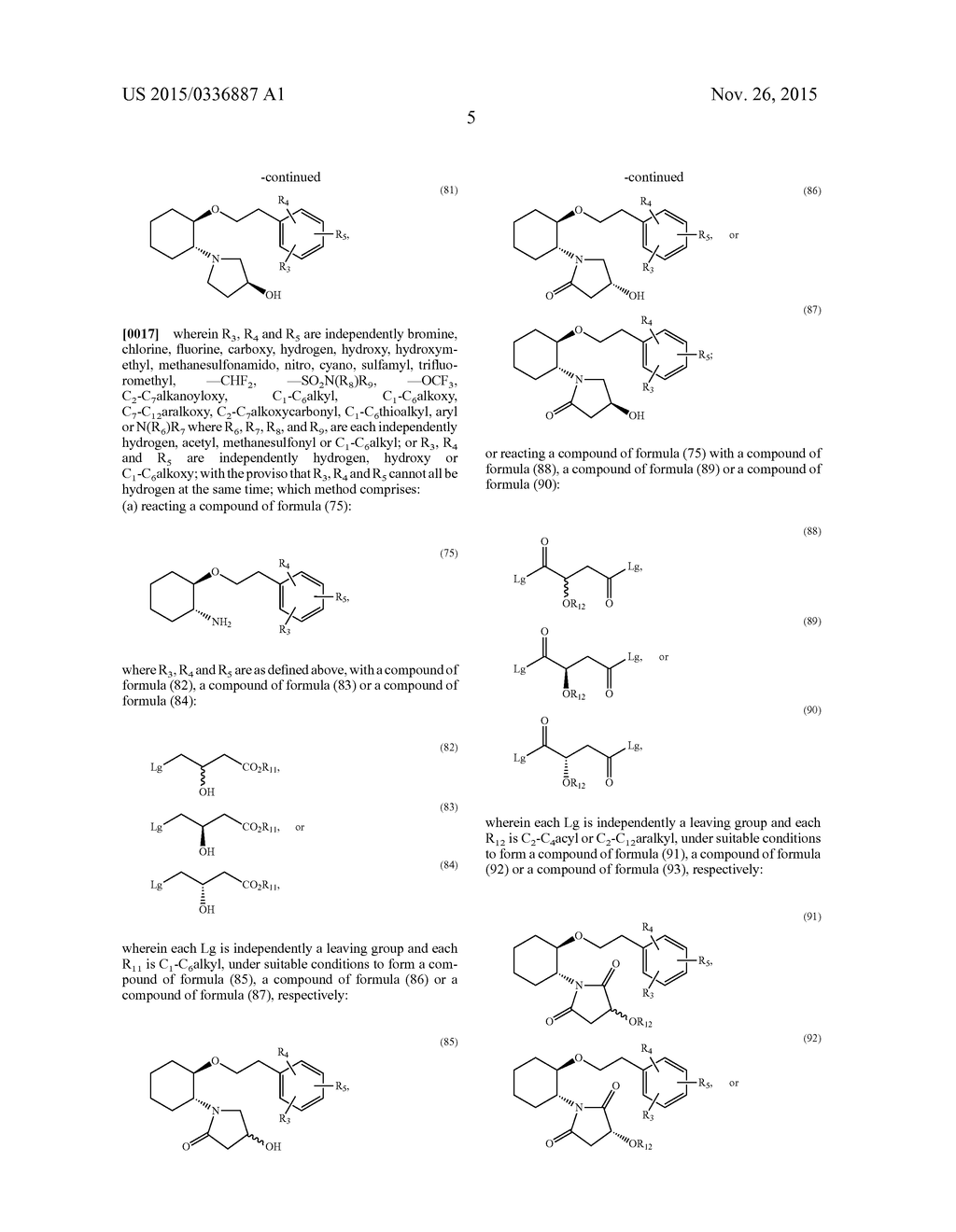 SYNTHETIC PROCESS FOR AMINOCYCLOHEXYL ETHER COMPOUNDS - diagram, schematic, and image 53