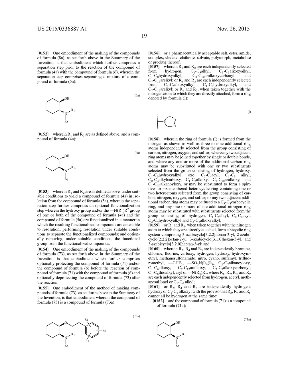 SYNTHETIC PROCESS FOR AMINOCYCLOHEXYL ETHER COMPOUNDS - diagram, schematic, and image 67