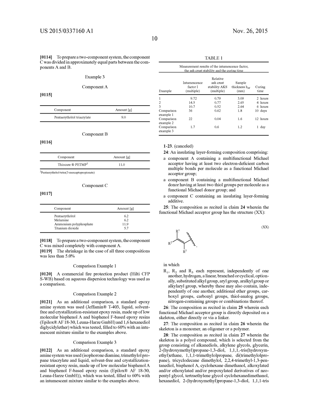 INSULATING LAYER-FORMING COMPOSITION AND THE USE THEREOF - diagram, schematic, and image 11