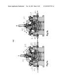 Combined driving system of an electric energy generator with the     utilization of the pressure potential of a high-energy medium generated     in the form of a mixture of exhaust gases and compressed air with the aid     of a motor with rocking pistons with an integrated compressor section diagram and image