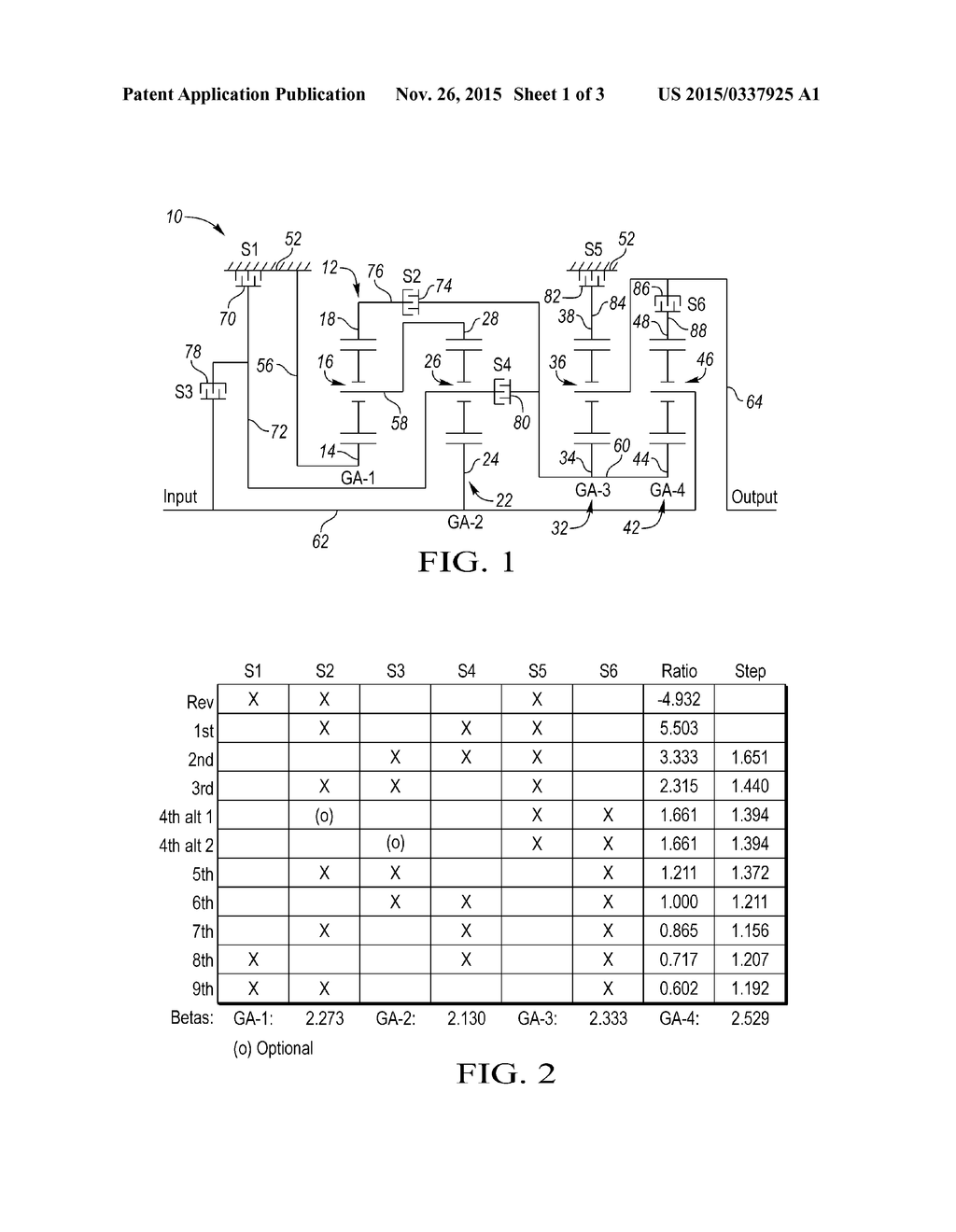 FOUR PLANETARY-GEARSET STEP-RATIO AUTOMATIC TRANSMISSION - diagram, schematic, and image 02