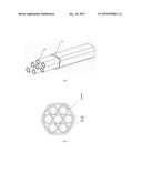 SPECIAL-SHAPE TUBE LAYING OPTICAL FIBER BUNDLES IN COMMUNICATION ROOM diagram and image