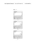 APPARATUS AND METHOD FOR INPUTTING CHARACTER USING TOUCH SCREEN IN     PORTABLE TERMINAL diagram and image