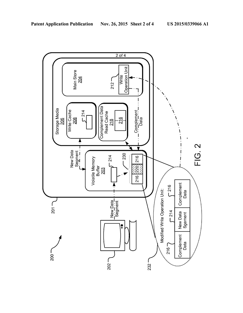 NON-VOLATILE COMPLEMENT DATA CACHE - diagram, schematic, and image 03