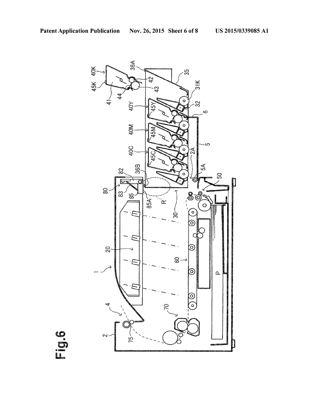 Image Forming Apparatus With a Reader With Changeable Positions - diagram, schematic, and image 07