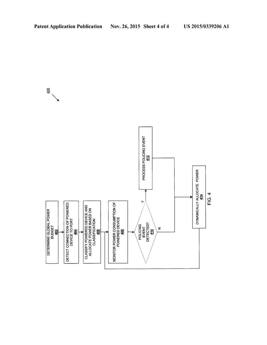 POWER OVER ETHERNET DYNAMIC POWER ALLOCATION SYSTEM - diagram, schematic, and image 05