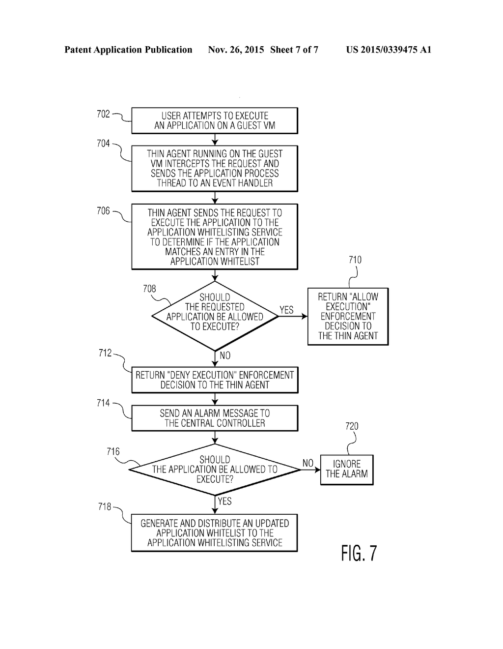 APPLICATION WHITELISTING USING USER IDENTIFICATION - diagram, schematic, and image 08