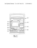 AUTOMATED BANKING MACHINE WITH NON-CONTACT READING OF CARD DATA diagram and image