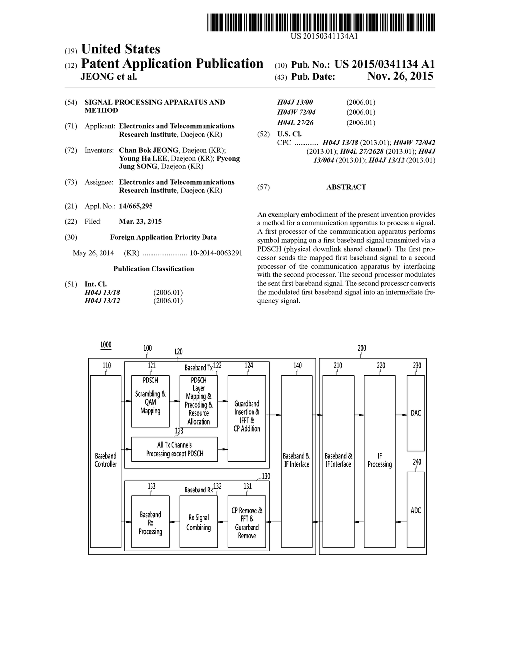 SIGNAL PROCESSING APPARATUS AND METHOD - diagram, schematic, and image 01