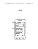 MOBILE DEVICE, CONTROL METHOD THEREOF, MESSAGE SENDING APPARATUS AND     MESSAGE SENDING METHOD diagram and image