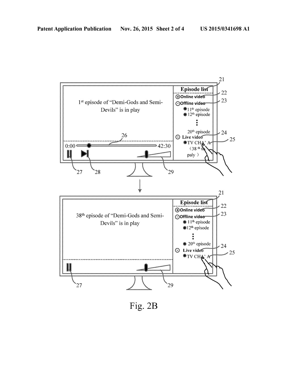 METHOD AND DEVICE FOR PROVIDING SELECTION OF VIDEO - diagram, schematic, and image 03