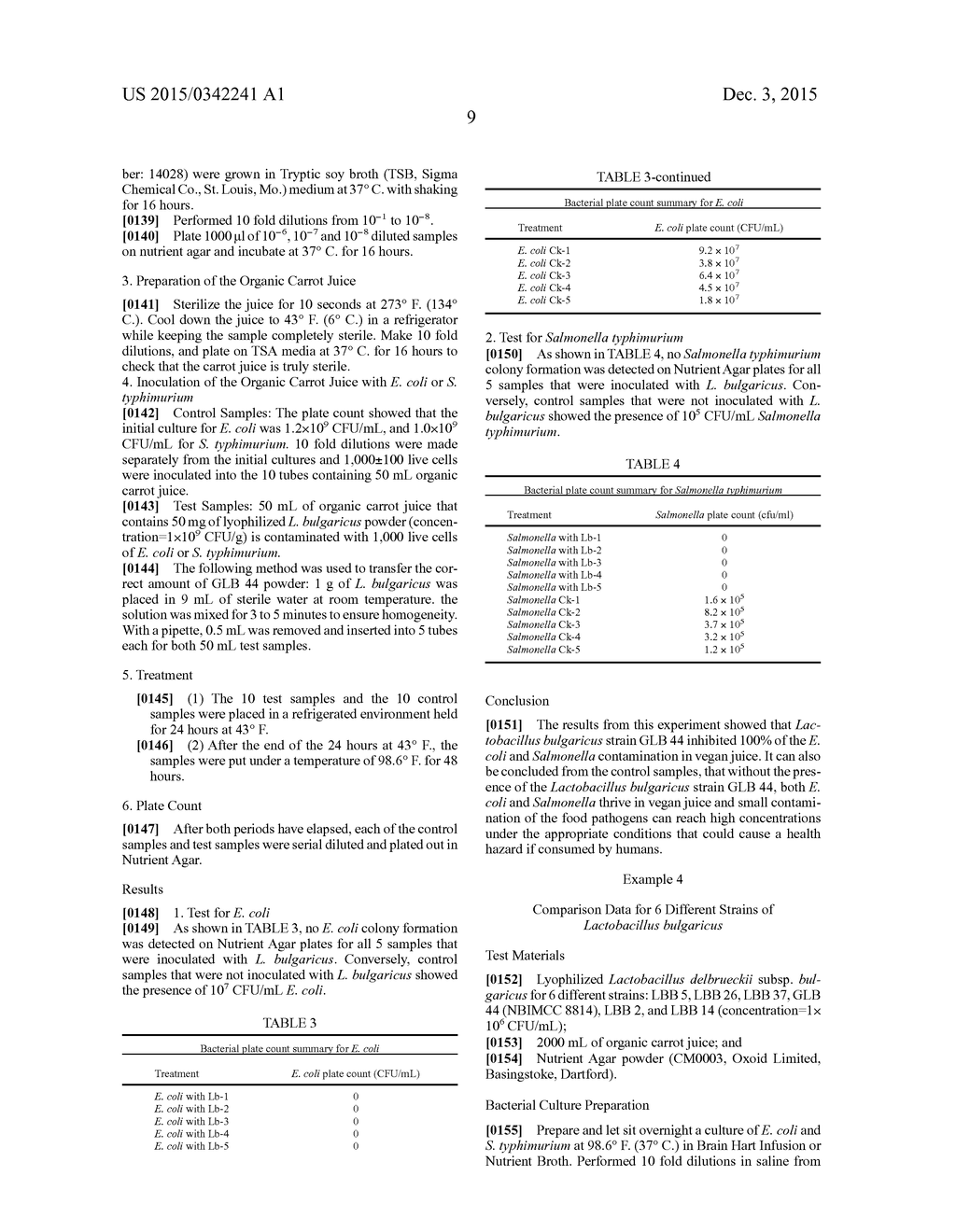 Method of Reducing E. coli or Salmonella Contamination of Agricultural     Products - diagram, schematic, and image 10