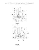 Valve device for changing over the mass flow of rod-like articles in     conveying channels of the tobacco industry diagram and image