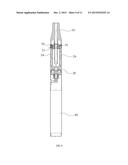 ELECTRONIC ATOMIZATION DEVICE WITH ADJUSTABLE AIR INLET diagram and image