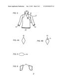 Decorative detachable apparel accessory diagram and image