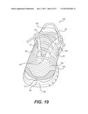 Method Of Making An Article Of Footwear Including Knitting A Knitted     Component Of Warp Knit Construction Forming A Seamless Bootie With     Tucked-In Portion diagram and image
