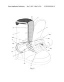 TENSIONING SYSTEMS FOR FOOTWEAR diagram and image