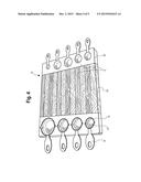 CUTTING SURFACE WITH INTEGRATED MEASURING RECEPTACLES diagram and image