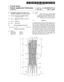 ABSORBENT CORE WITH CURVED AND STRAIGHT ABSORBENT MATERIAL AREAS diagram and image