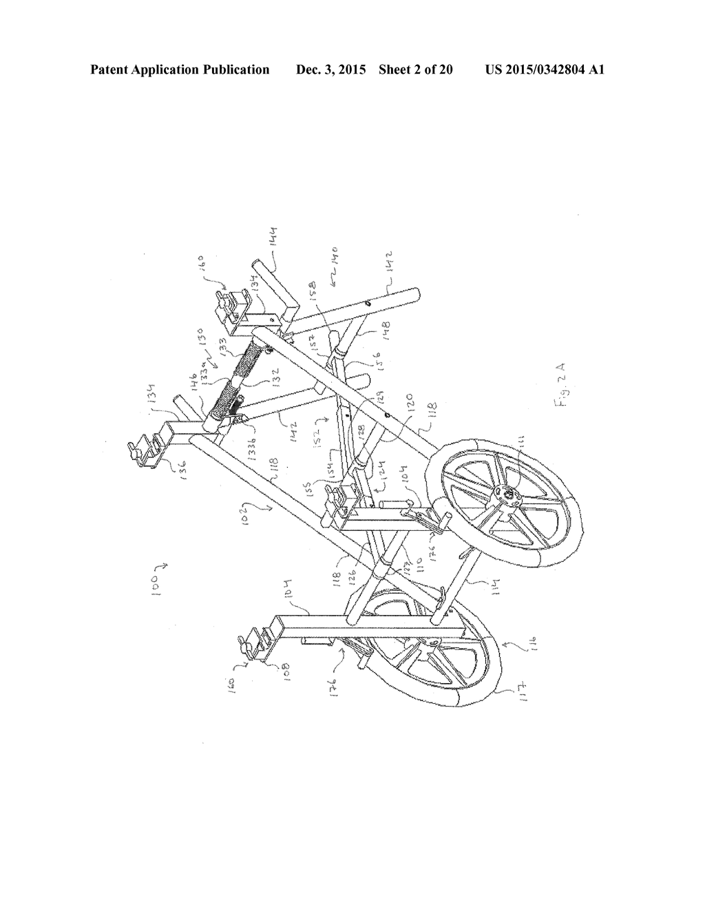 FOLDABLE STRETCHER TROLLEY - diagram, schematic, and image 03