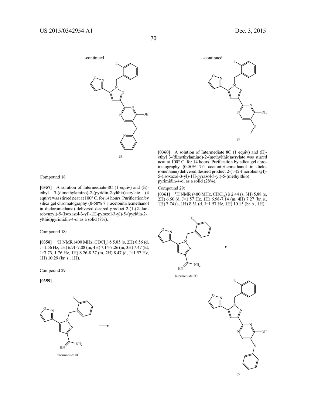 2-BENZYL, 3-(PYRIMIDIN-2-YL) SUBSTITUTED PYRAZOLES USEFUL AS SGC     STIMULATORS - diagram, schematic, and image 71