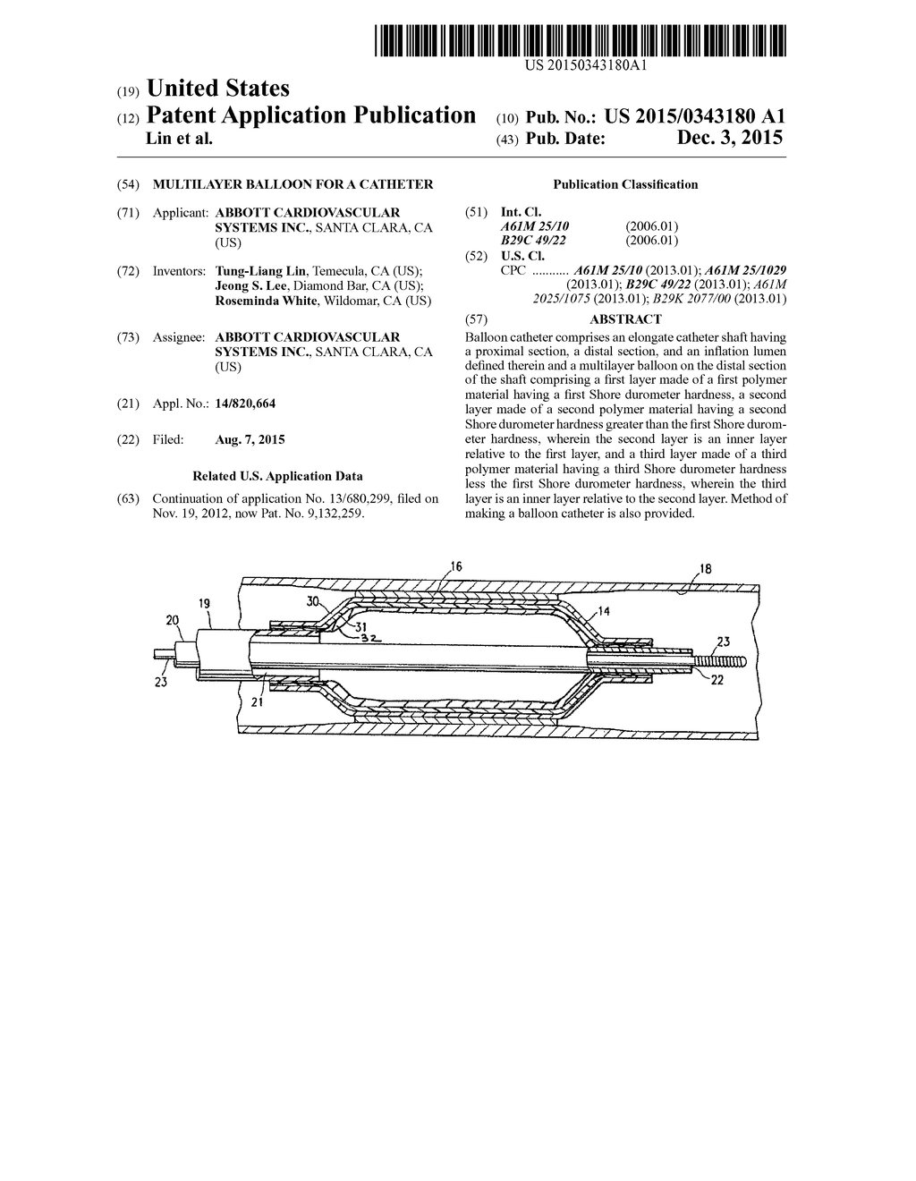 MULTILAYER BALLOON FOR A CATHETER - diagram, schematic, and image 01